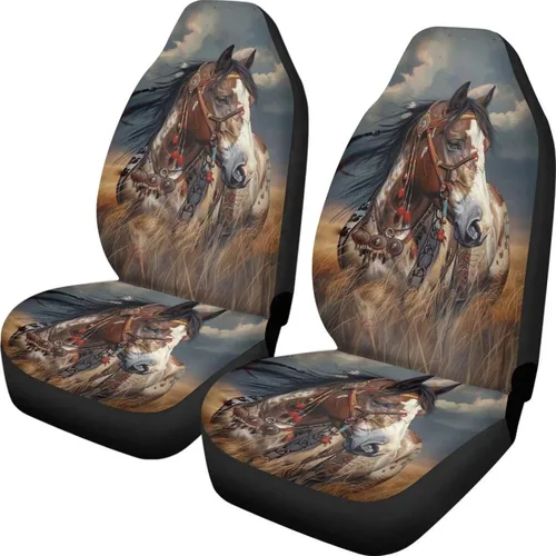 Vista 39 de INSTANTARTS Fundas de asiento de coche con diseño de dalia estética, solo para asientos delanteros, protector de asiento de vehículo, 2 unids/set