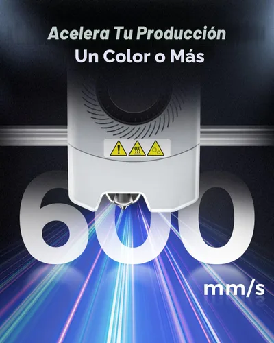 Vista 5 de FLASHFORGE AD5X Impresora 3D multicolor, CoreXY 600mm/s de alta velocidad, nivelación automática con un clic, extrusora de accionamiento directo