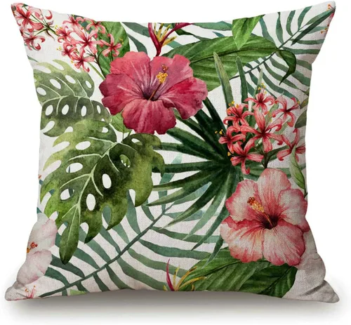 Vista 5 de Solekla Funda de almohada de decoración de granja, funda de almohada de mandala de galaxia de 18 x 18 pulgadas, funda de almohada geométrica