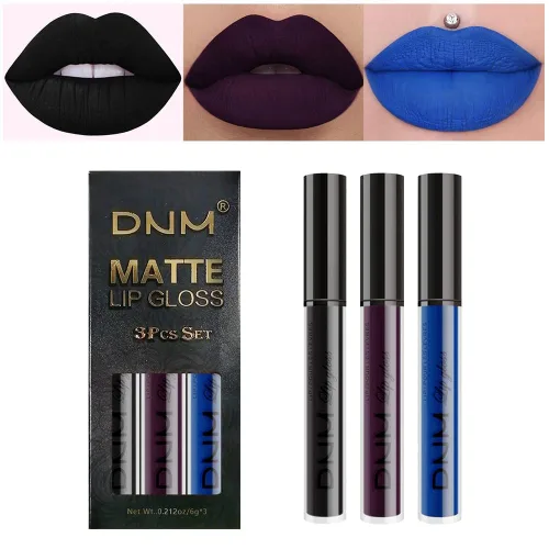 Vista 38 de evpct Juego de 2 lápices delineador de labios y lápiz labial líquido mate de 24 horas, color ciruela púrpura, maquillaje para mujer, lápiz labial