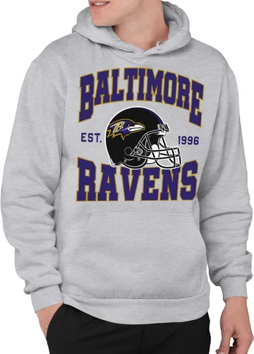 Vista 14 de Junk Food NFL Sudadera con Capucha Pullover Signature unisex para adultos. Ajuste Unisex Relajado.