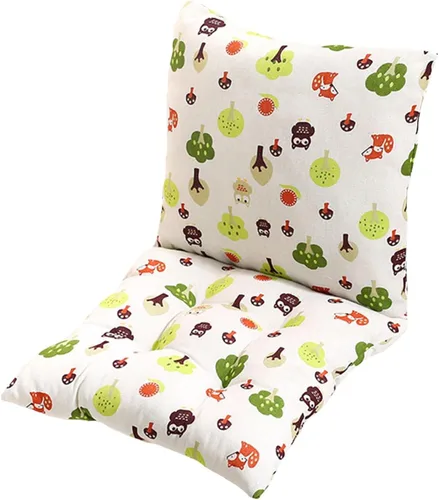 Vista 27 de Cojín para silla de respaldo alto, cojines y cojines de silla de alta calidad, cojín de respaldo y asiento con lazos para patio, jardín, oficina