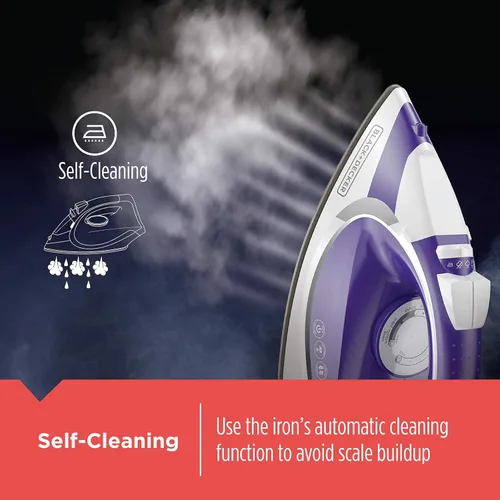 Vista 6 de BLACK+DECKER ICL500 Light 'N Go - Plancha inalámbrica, color morado