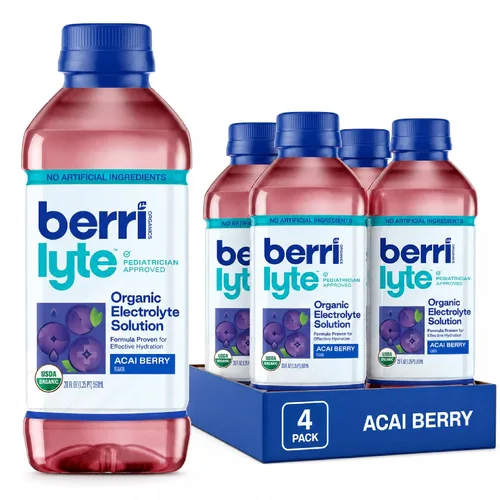 Vista 11 de Berri Lyte - Bebida orgánica con electrolitos, 2 unidades, sabor a bayas