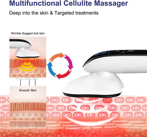 Vista 3 de CENXIGO Masajeador de celulitis Pro Max de 4 cabezas, máquina de moldear cuerpo inalámbrico para brazos, piernas, espalda.