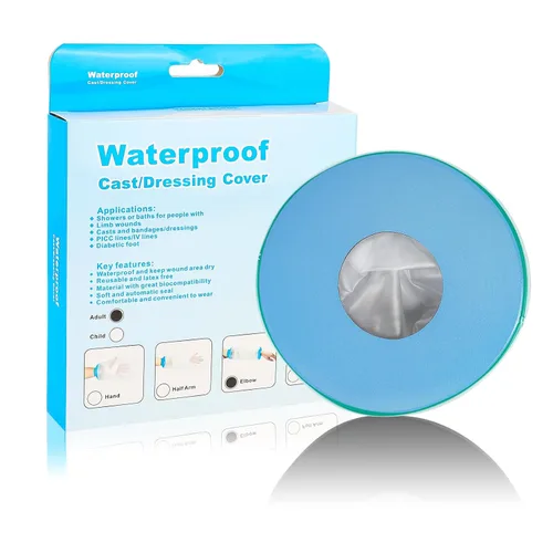 Vista 8 de SUPERNIGHT Funda impermeable para codo infantil para ducha, protector de brazo superior para nadar y bañarse, funda de vendaje hermética