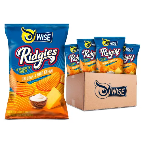 Vista 11 de Wise Snacks BBQ Patatas fritas, 0.75 onzas (paquete de 40) – Asador crujiente y sabroso, sin gluten, sin OMG, papas fritas perfectas para fiestas