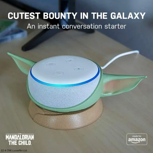 Vista 3 de The Mandalorian: The Child, Stand for Amazon Echo Dot (3rd Gen)