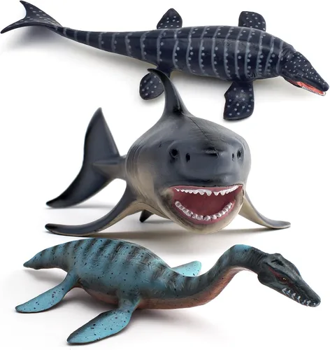 Vista 8 de Juego de Juguetes Mini Tiburón Ballena Conjunto de Pequeñas Criaturas Marinas para Niños 2-4 Pulgadas Mini Figuras de Animales Marinos Decoración