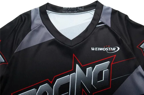 Vista 78 de Hotlion Camiseta de ciclismo para hombre, manga larga, MTB Motocross, ropa de carreras todoterreno