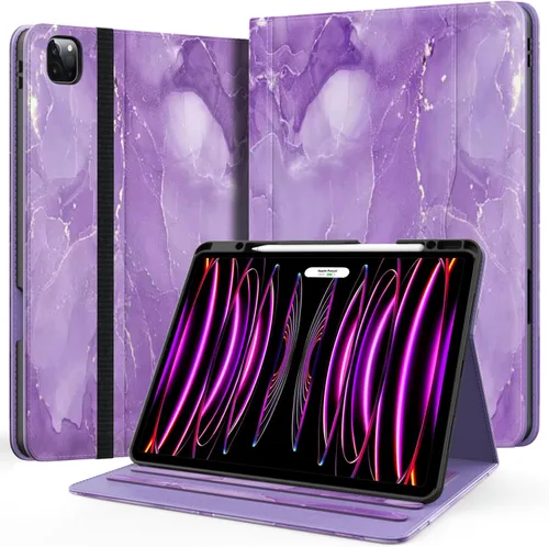 Vista 39 de Zonefoker Fundas para iPad de 6ª generación 2018/2017, iPad Air 2 2014 #02 Mármol Rosa