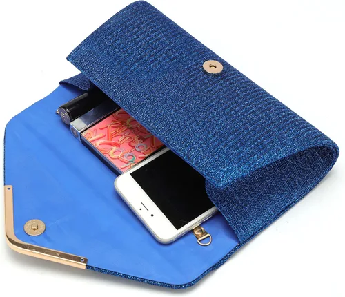 Vista 3 de Bolsos de mano brillantes para mujer, bolso de noche para mujer, bolso de mano para mujer, bolso de mano para fiesta, graduación, boda