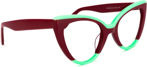 Vista 3 de Zeelool Gafas de bloqueo de luz azul con estilo ojo de gato para mujer 100% protección UV400 Claudette ZOA01968
