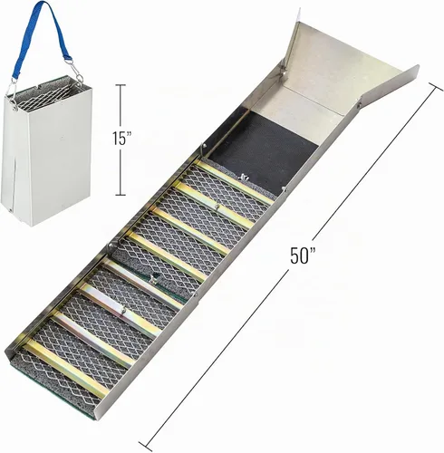 Vista 6 de ASR Outdoor Caja de Esclusa de Oro Plegable de Aluminio de 50" Equipo de Prospección