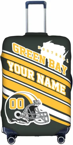 Vista 12 de Fundas de equipaje personalizadas con nombre y número, funda de maleta lavable elástica personalizada para equipaje, Arizona, Fútbol