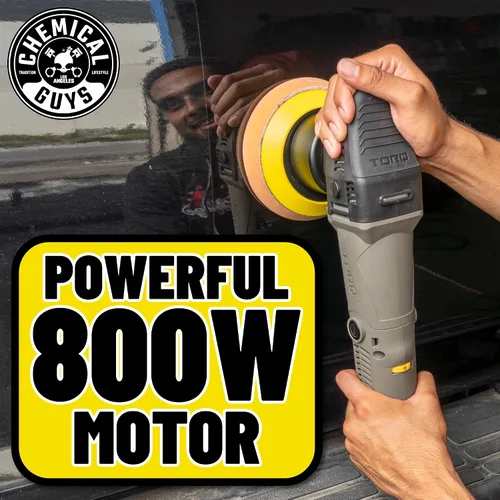 Vista 4 de Chemical Guys BUF503 TORQX Random Orbital Polisher (Safe for Cars, Trucks, SUVs, & More) 700W, Orbit 8mm, 4.7 lb Lightweight Car Polisher for safe