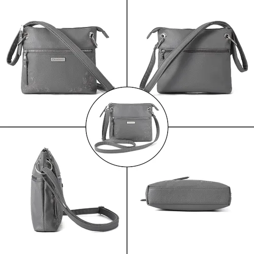 Vista 3 de Clearlove Bolsos de paja para mujer, bolso de mano tejido a mano con asa superior, bolso portátil de hombro casual