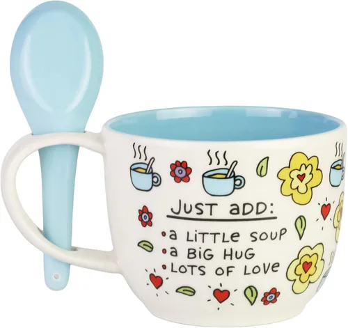 Vista 3 de Our Name is Mud Mommy Makes it all Better - Juego de taza y cuchara, 24 onzas, multicolor