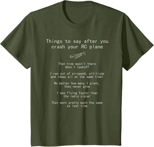 Vista 14 de Cosas que decir cuando te estrellas con tu camiseta RC Plane hobby
