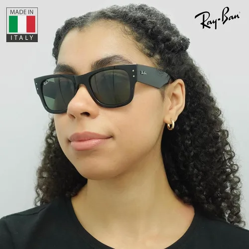 Vista 6 de Ray-Ban RB0840S MEGA WAYFARER Gafas de sol de forma cuadrada con kit oficial de gafas