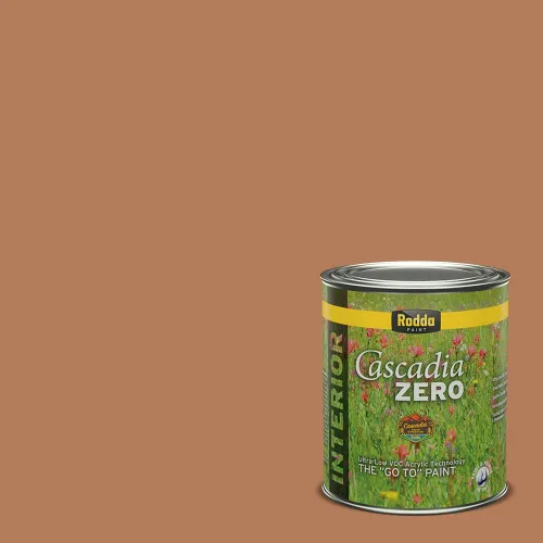 Vista 292 de Rodda Paint CASCADIA ZERO - Pintura plana e imprimación para interiores en uno, cuarto de galón, crema de ballet