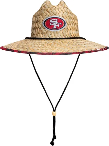 Vista 4 de FOCO - Sombrero de paja con logotipo de equipo universitario de NCAA y estampado floral para hombre