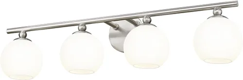 Vista 5 de Z-Lite 1100-4V-BN Neoma Vanity, 4 luces 240 vatios totales, níquel cepillado