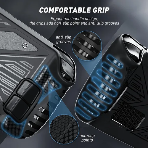 Vista 3 de GLDRAM Funda mejorada para cubierta de vapor, cubierta de TPU para cubierta de vapor de válvula, accesorios de protección con 2 protectores