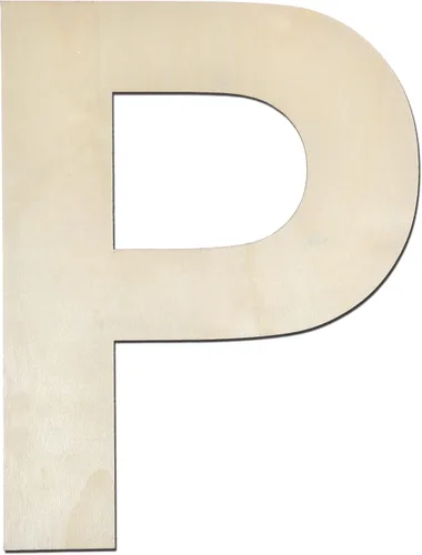 Vista 12 de Letra de madera A de 12 pulgadas de grosor, letra de madera grande sin terminar de 1/4 de pulgada de grosor para decoración de pared del hogar Letra