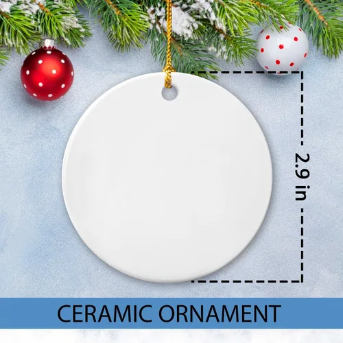 Vista 6 de Adorno de cerámica personalizado para la segunda Navidad de león para bebé, regalo de 2º adorno de árbol de Navidad de león para bebé, recuerdo