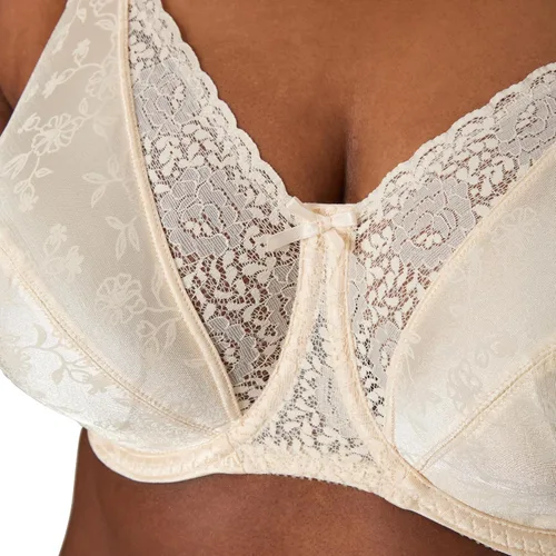 Vista 3 de Playtex Secrets Love My Curves Signature Floral Underwire - Corpiño de cobertura completa #4422