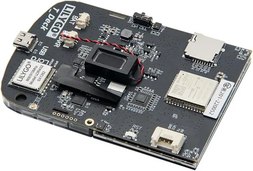 Vista 5 de LILYGO T-Deck ESP32-S3 LoRa BLE WiFi TTGO Módulo LoRaWAN de Largo Alcance Placa de Desarrollo (Firmware LILYGO Negro)
