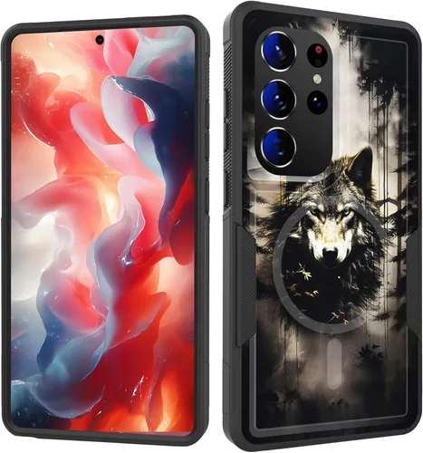 Vista 33 de Funda magnética para Galaxy A16 5G, [compatible con MagSafe] [protección contra caídas de grado militar] Funda resistente a prueba de golpes