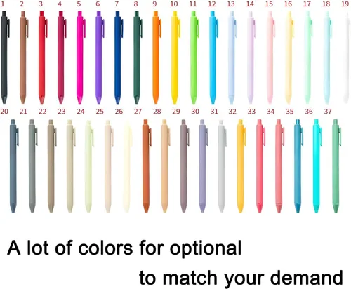 Vista 7 de Personalized Pens with Name Bulk 100-1000 Pcs, Brown Custom Promotional Logo, for Church, Wedding, Business, Reunion, Bank, Blue/Black Ballpoint