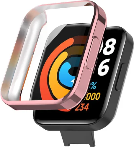 Vista 9 de [Paquete de 5] Funda Senter para Redmi Watch2 Lite, parachoques integral de TPU suave sin protección de pantalla integrada para reloj inteligente