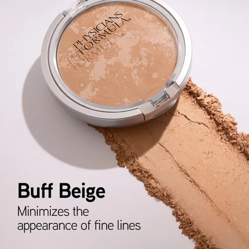 Vista 5 de Physicians Formula Mineral Wear Polvo facial sin talco, maquillaje mineral de cobertura ligera para pieles sensibles - Buff Beige