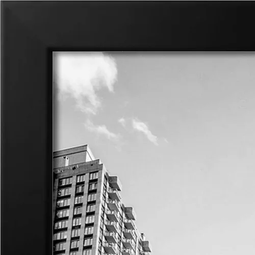 Vista 69 de Americanflat Portarretratos de 12 x 17 pulgadas con plexiglás pulido, marco de fotos color negro, marcos de fotos anchos hechos de madera