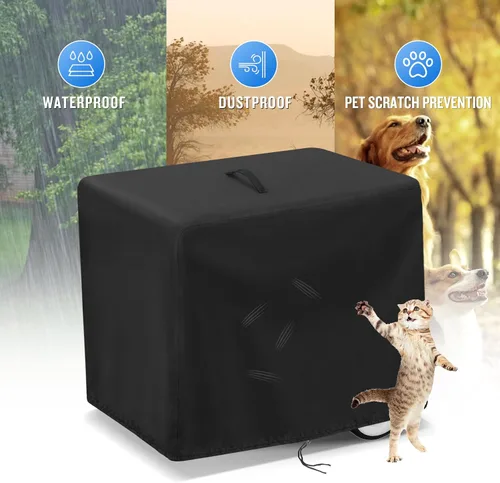 Vista 6 de Kingling Cubierta para compresor de aire, a prueba de polvo, impermeable, para compresor de aire portátil de panqueques de 8 galones, funda