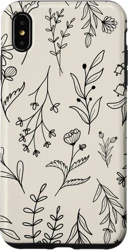 Vista 11 de Sand Beige Wildflower Floral Pattern Case for iPhone 16