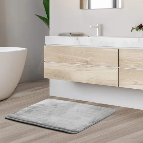 Vista 113 de Clara Clark Alfombra de Baño 24" x 17" - Alfombras de Baño, Tapete de Baño de Espuma Viscoelástica, Afelpado, Acogedor, Ultra Suave, Antideslizante