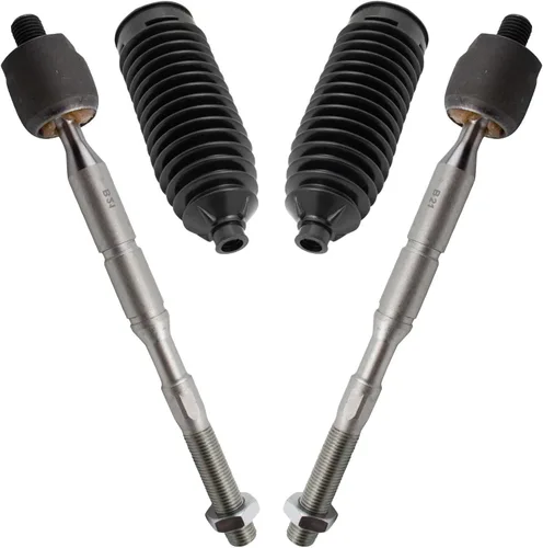 Vista 81 de TRQ Kit de dirección delantera con barra de acoplamiento de fuelle de piñón y cremallera compatible con Toyota Echo 2000-2005