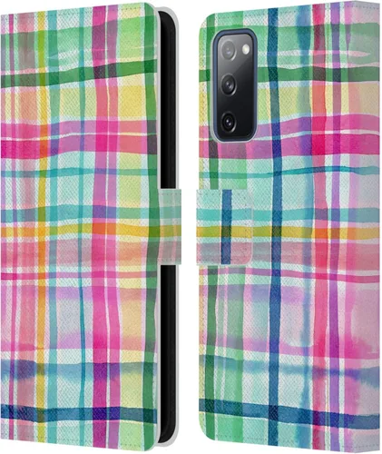 Vista 243 de Head Case Designs Officially Licensed Ninola Brushstrokes Multi Colorful Leather Wallet Case Compatible with Samsung Galaxy A07 4G