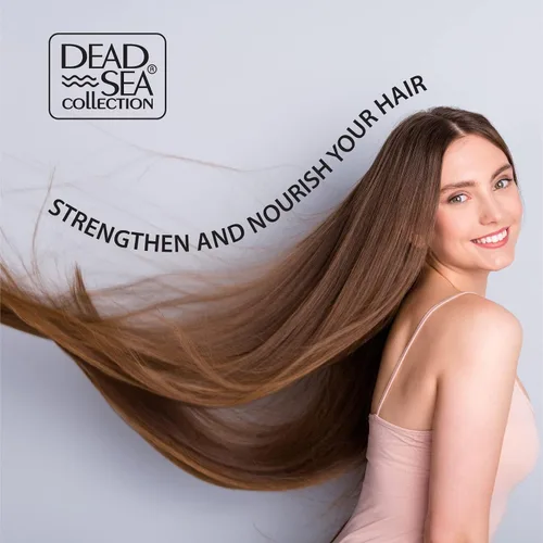 Vista 4 de Set de champú y acondicionador Dead Sea Collection con aceite de argán – Productos hidratantes y suavizantes para el cabello con minerales del Mar