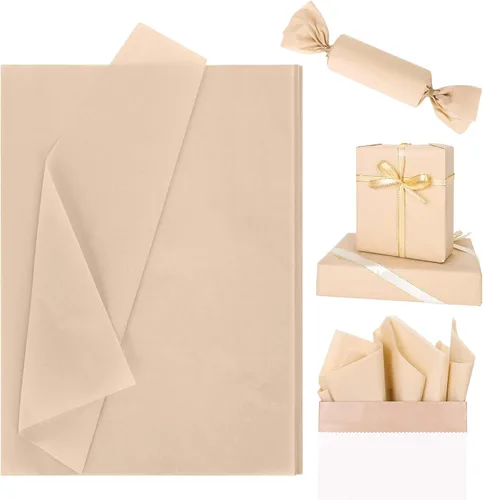 Vista 12 de Whaline 100 hojas de papel de seda azul polvoriento, color azul pastel, papel decorativo de arte decorativo para manualidades, embalaje, boda, Azul