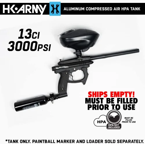 Vista 2 de HK Army Tanque de aire comprimido de aluminio HPA para paintball con sistemas de aire - Regulador estándar