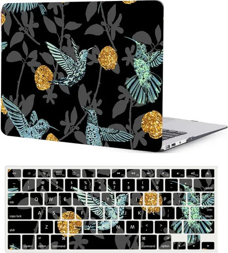 Vista 10 de Carcasa rígida para laptop compatible con MacBook Air de 11 pulgadas 2015 2014 2013 2012 2011 2010 versión modelo A1370 A1465, carcasa rígida