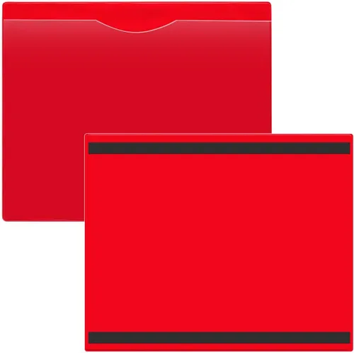Vista 5 de StoreSMART FJ85STCM-5 - Archivador con parte trasera magnética, 5 unidades, plástico transparente, resistente, resistente