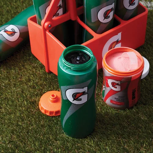 Vista 3 de Gatorade Soporte para botellas exprimible (capacidad para 6 botellas), naranja