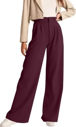 Vista 8 de NIMIN Pantalones de trabajo para mujer, trajes casuales de negocios