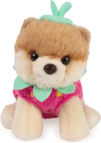Vista 6 de GUND Boo Mundo's Perro Más Lindo Itty Bitty Boo Alien Peluche de Perro Tipo Pomeranian, 5 Pulgadas